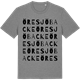 Mid Heather Gray t-shirt med Öresjöbacke ordlek t-shirt