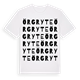 White t-shirt med Örgryte ordlek t-shirt