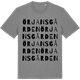 Mid Heather Gray t-shirt med Örjansgården ordlek t-shirt