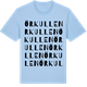 Blue Soul t-shirt med Örkullen ordlek t-shirt