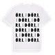 Örlid ordlek t-shirt