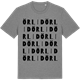 Mid Heather Gray t-shirt med Örlid ordlek t-shirt
