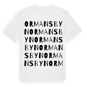 Ormansbyn ordlek t-shirt – ekologisk bomull t-shirt från Pinshirt