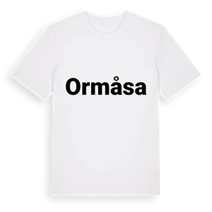 Ormåsa fetstil t-shirt – ekologisk bomull t-shirt från Pinshirt