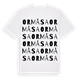 Ormåsa ordlek t-shirt