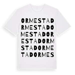 Ormestad ordlek t-shirt – ekologisk bomull t-shirt från Pinshirt