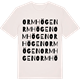 Vintage White t-shirt med Ormhögen ordlek t-shirt