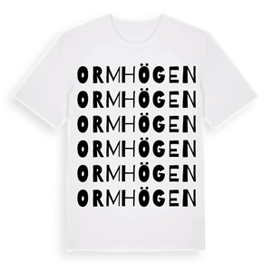 Ormhögen ordlek t-shirt – ekologisk bomull t-shirt från Pinshirt