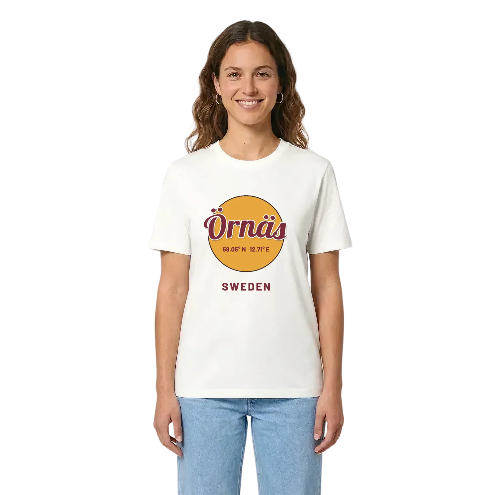 Örnäs cirkel t-shirt – White, i miljö