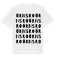Örnsro ordlek t-shirt