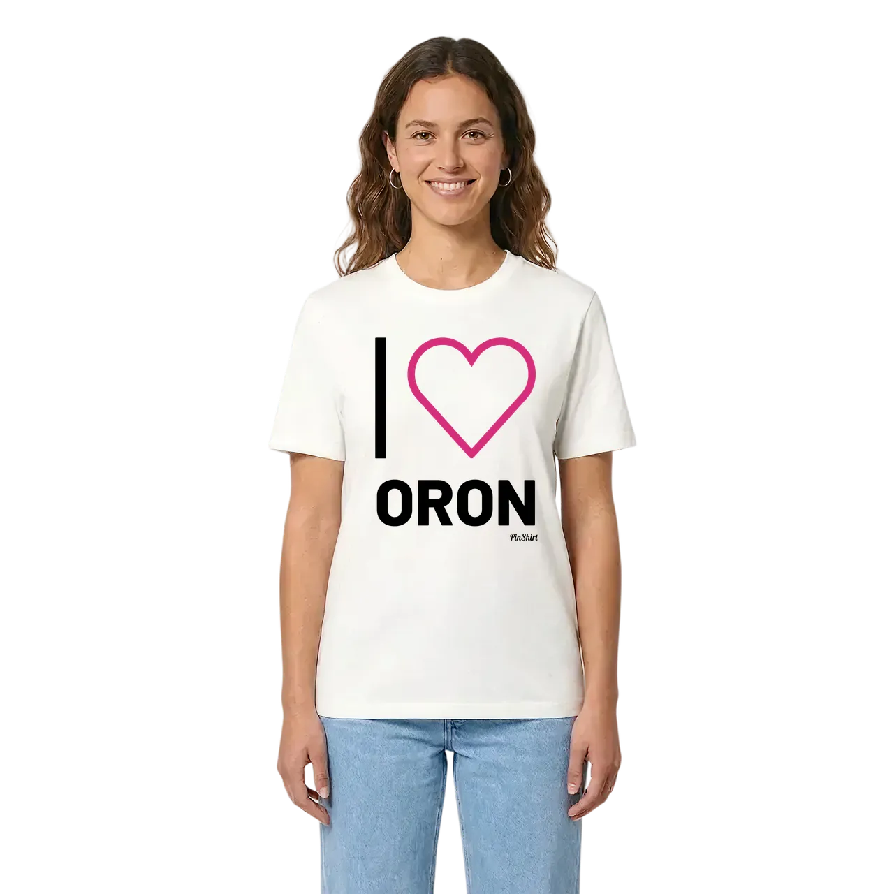 Jag älskar Oron t-shirt stort tryck i miljö