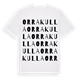 Orrakulla ordlek t-shirt
