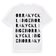 Orrakycklingen ordlek t-shirt