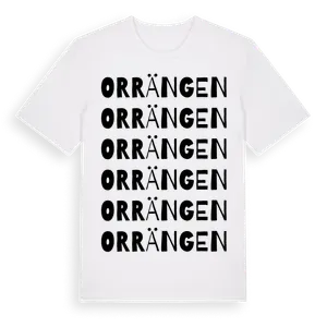 Orrängen ordlek t-shirt – ekologisk bomull t-shirt från Pinshirt