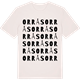 Vintage White t-shirt med Orrås ordlek t-shirt