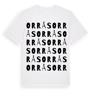 Orrås ordlek t-shirt – ekologisk bomull t-shirt från Pinshirt