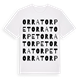 Orratorpet ordlek t-shirt