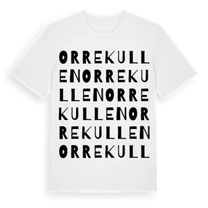 Orrekullen ordlek t-shirt – ekologisk bomull t-shirt från Pinshirt