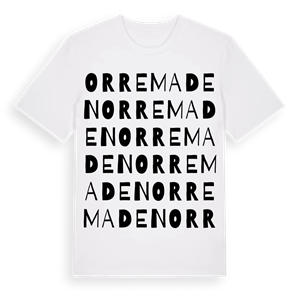 Orremaden ordlek t-shirt – ekologisk bomull t-shirt från Pinshirt