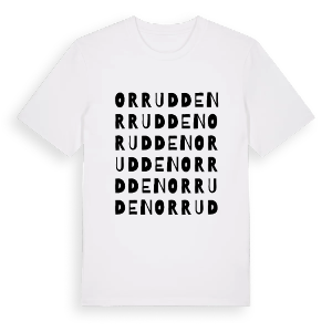 Orrudden ordlek t-shirt – ekologisk bomull t-shirt från PinShirt