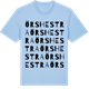Blue Soul t-shirt med Örshestra ordlek t-shirt