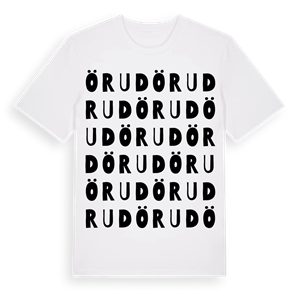 Örud ordlek t-shirt – ekologisk bomull t-shirt från Pinshirt