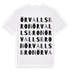 Örvallsbron ordlek t-shirt