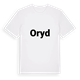 White t-shirt med Oryd fetstil t-shirt
