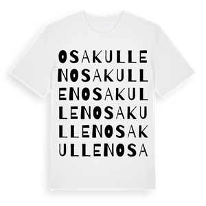 Osakullen ordlek t-shirt – ekologisk bomull t-shirt från Pinshirt