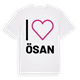 White t-shirt med Jag älskar Ösan t-shirt stort tryck