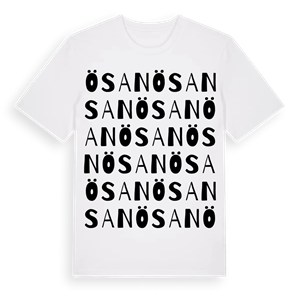 Ösan ordlek t-shirt – ekologisk bomull t-shirt från Pinshirt