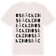 Vintage White t-shirt med Osbäcken ordlek t-shirt