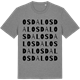 Mid Heather Gray t-shirt med Osdal ordlek t-shirt