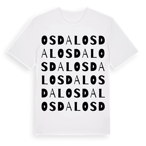 Osdal ordlek t-shirt – ekologisk bomull t-shirt från Pinshirt