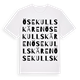Ösekullskären ordlek t-shirt