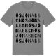 Mid Heather Gray t-shirt med Ösjönabben ordlek t-shirt