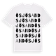 Ösjösand ordlek t-shirt