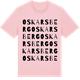 Pink Cotton t-shirt med Oskarsberg ordlek t-shirt