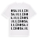 Oskullen ordlek t-shirt