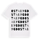 Ostabygd ordlek t-shirt