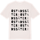 Vintage White t-shirt med Östads säteri ordlek t-shirt
