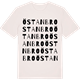Vintage White t-shirt med Östanbro ordlek t-shirt