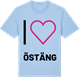 Blue Soul t-shirt med Jag älskar Östäng t-shirt stort tryck