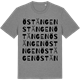 Mid Heather Gray t-shirt med Östängen ordlek t-shirt