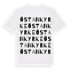 Östankyrke ordlek t-shirt