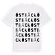 White t-shirt med Östbäck ordlek t-shirt