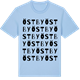 Blue Soul t-shirt med Östby ordlek t-shirt