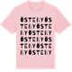 Pink Cotton t-shirt med Östeby ordlek t-shirt