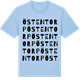 Blue Soul t-shirt med Östentorp ordlek t-shirt