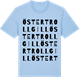 Blue Soul t-shirt med Öster Trollgill ordlek t-shirt